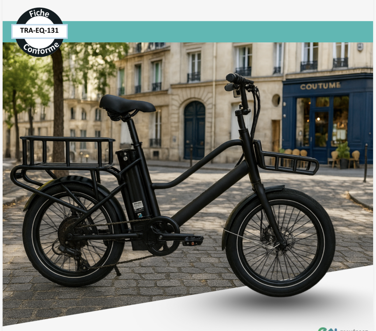 Vélo cargo électrique professionnel